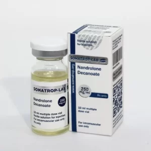 Flasche von Nandrolone Decanoate – leistungsstarkes Steroid für Bodybuilding und Muskeldefinition.