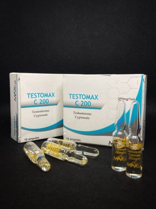 Testosterone Cypionate 200 – Max Lab – 10 ampoules – Image 2